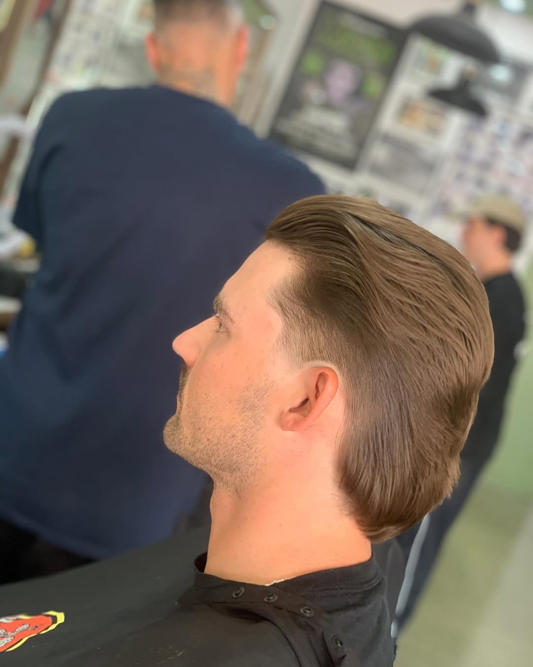 Barbershop work — haircut showcase