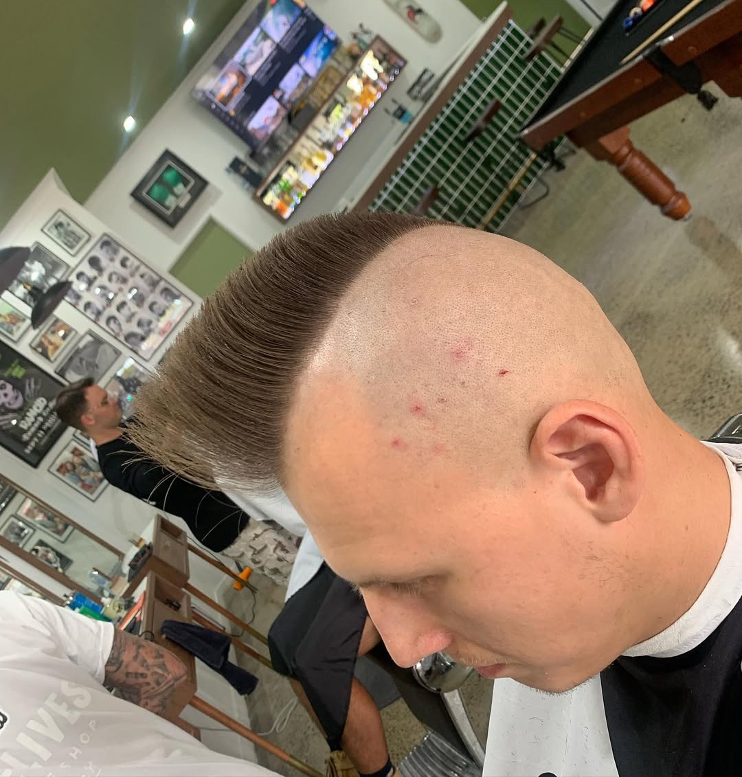 Beard trim and styling