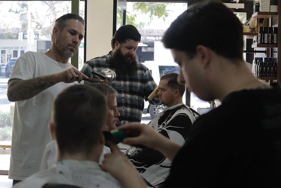 Fresh fade at Nine Lives