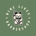 Nine Lives Barbershop logo